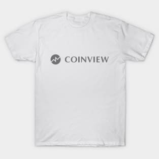 CoinView App User's Inner Circle Member - Grey Logo T-Shirt